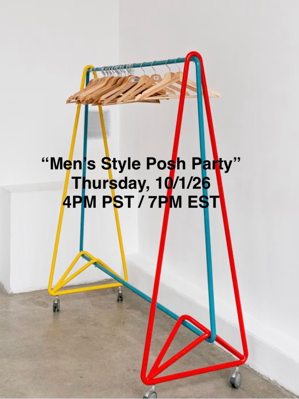 “Men’s Style” Posh Party Co-Host on Thurs., 10/1   4PM PST / 7PM EST - Picture 1 of 2